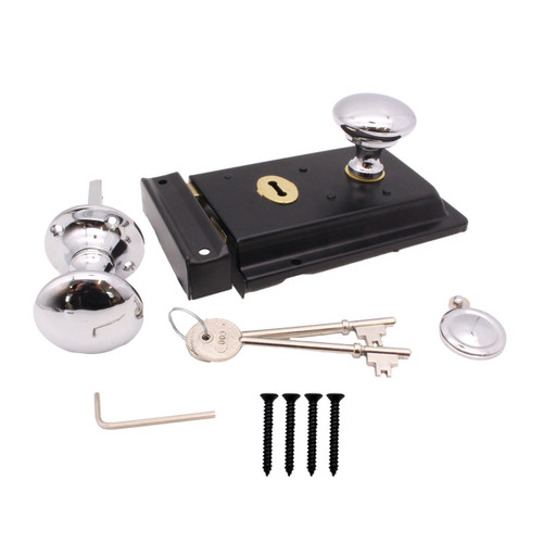 Rim lock knob set - rim,