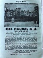 RIGG’S WINDERMERE HOTEL -