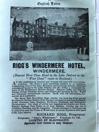 Rigg windermere hotel - rigg’s,