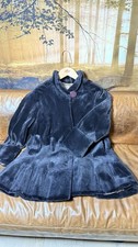 Mink velvet fur skirt design off-shoulder coat, double pocket