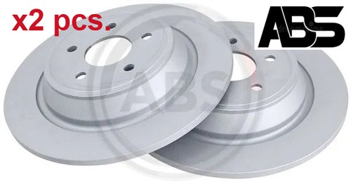 Pcs rear brake disc set - x2,