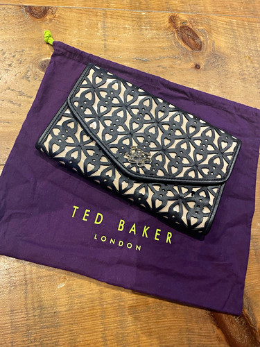 Ted baker black beige leather - ted, black/beige