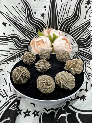 Natural desert rose crystal - desert,