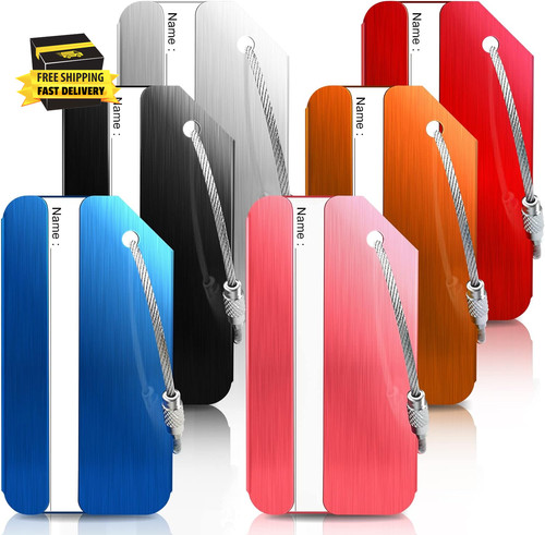 Aluminum luggage tag - luggage,