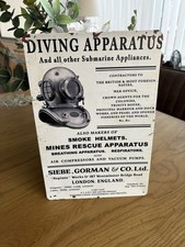 Diving Apparatus Steel Sign