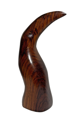 Hand carved wooden abstract - wooden,