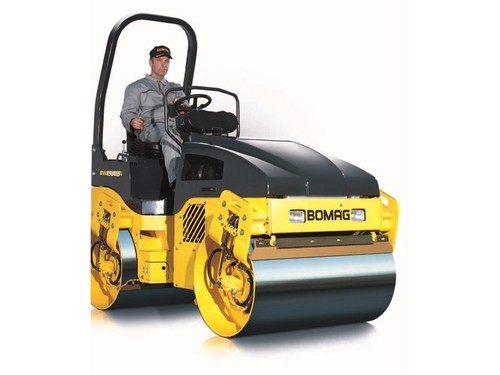 Bomag tandem vibratory roller - vibratory,