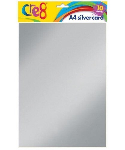 Silver card 10 sheets - card,,