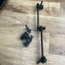 Manfrotto 196B-2 Single Articulated Arm camera mount with Super Clamp