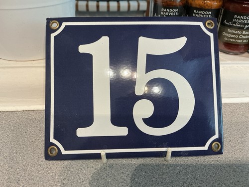House french enamel sign - 15,