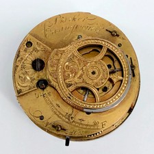 Antique Fusee Pocket Watch