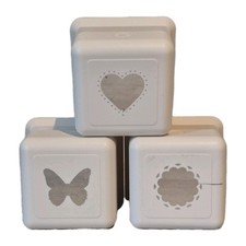 Martha Stewart Paper Craft Punch Bundle Heart Butterfly Rose Scalloped Edge