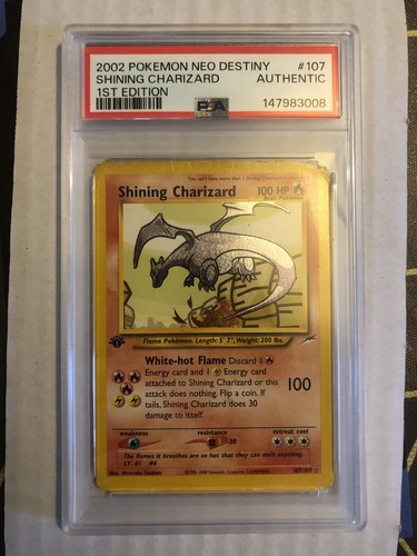 Shining charizard 1st edition - charizard,