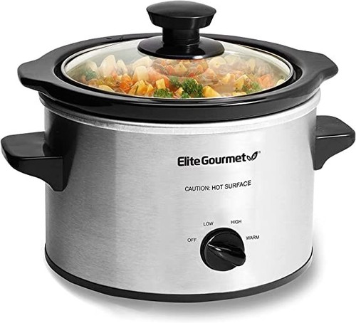 Small slow cooker stainless - small,