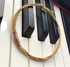 UNIQUE Acoustic Guitar String BRACELET guitarist gift ROCK FOLK BOHO size C.