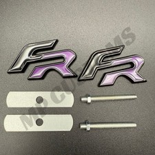 Gloss Black Purple FR Badge