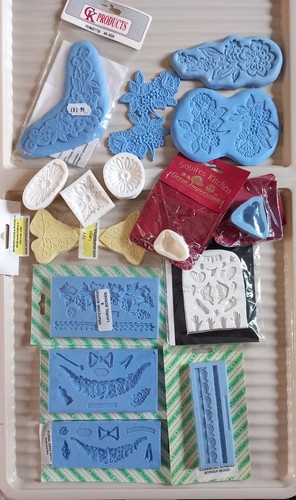 Fondant mould bundle silicone - fondant,