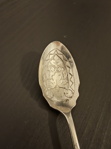 Antique silver plated berry - antique,