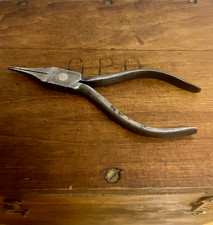 Vintage Wilkinsons Pointed Flat Needle Nose Pliers GPO 1959 ADJ5 1950s