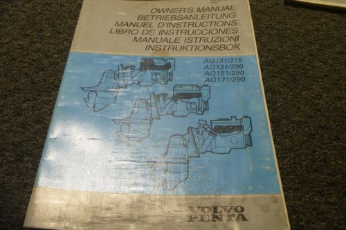 1987 volvo penta aq151 aq171 - penta,