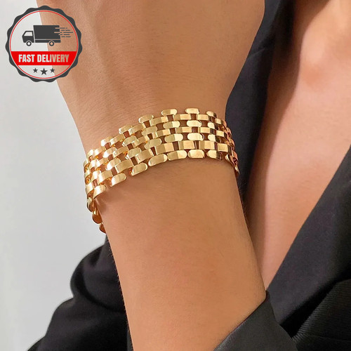 Ladies cuban chunky gold - cuban,
