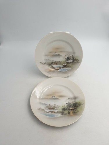Vtg japanese cabinet plates - japanese,