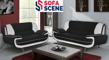 Black white palermo sofa - 3, 2