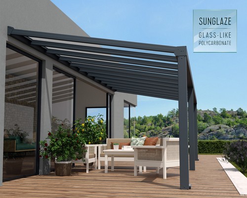 Lean veranda pergola - to,