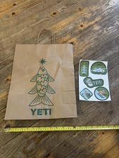 YETI Christmas Sticker Sheet and Bag - Limited Edition