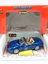 Burago Maserati GT Spyder Model Car 1:18 Scale in Box Blue