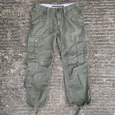 Polo Ralph Lauren Khaki, Aviator Paratrooper Rare Cargo Tactical Pants W32 L30