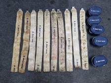5 pairs asnes ski skins + bags 60mm wide 600mm long touring