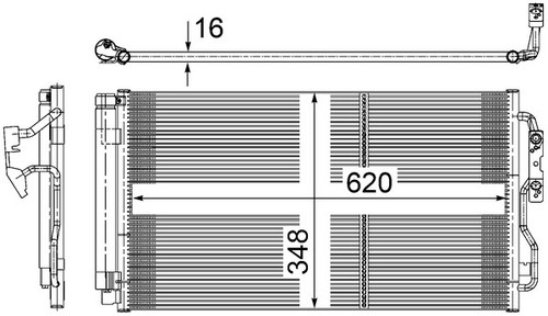 Mahle 652 000s condenser - 000s,