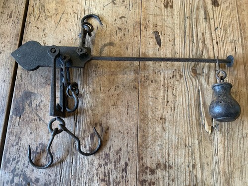 Antique avery steelyard - w&t,