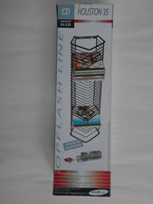 Vintage 35 CD Tower Storage Metal Rack (Houston) NEW in ORIGINAL PACKAGING