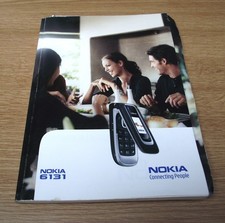 Instruction booklet for Nokia 6131 mobile phone.