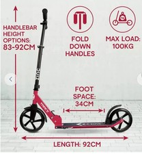Scooter Push Foldable Zinc
