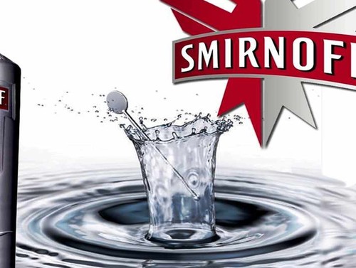 Smirnoff vodka art - vodka, retro