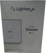 Lightwave 1 Gang White Metal
