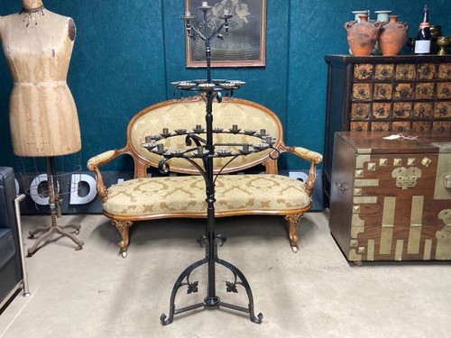 Fine antique iron gothic - iron,
