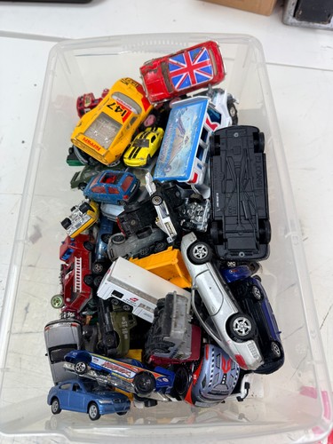 Mixed diecast toy cars - mixed,