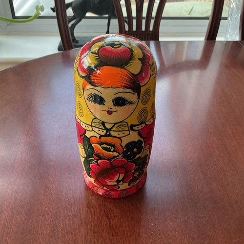 Vintage russian stacking dolls - vintage,