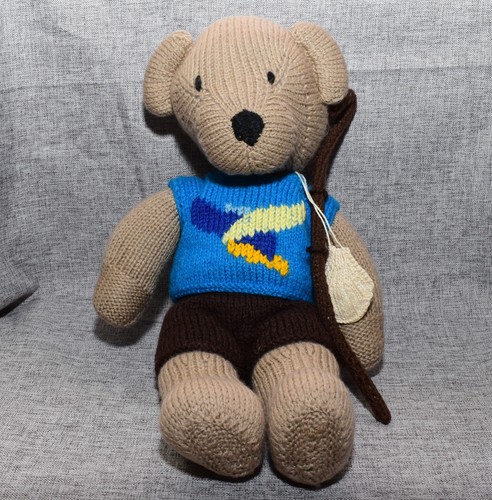 Large 40cm hand knitted - large, teddy