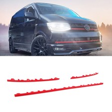 RED 3 PIECE GRILLE TRIM BUMPER