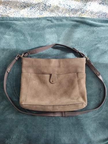 Fat face brown suede bag - fat,