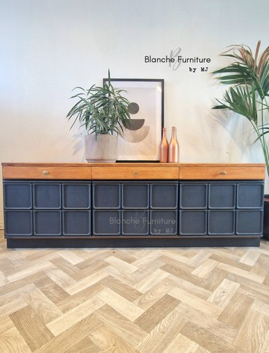 Long sideboard navy blue - long,