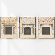 Triptych Set of 3 Vintage
