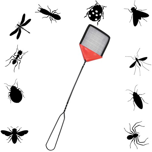 Fly swatter with metal - with, handle