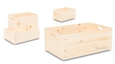Wooden Storage Box Without Lid