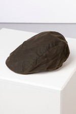 Men's Wax Flat Cap 100% Cotton
